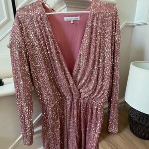 Endless Rose Pink Sequin Mini Dress